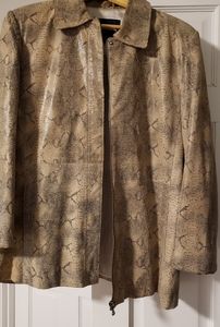 Leather vintage jacket